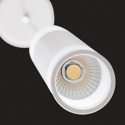 AEG - LED ljusreglerad ljuskrona på textilsladd ABBY LED/10W/230V