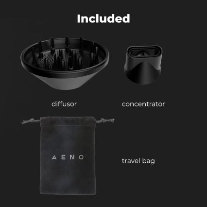 AENO - Hårfön 1500W/230V