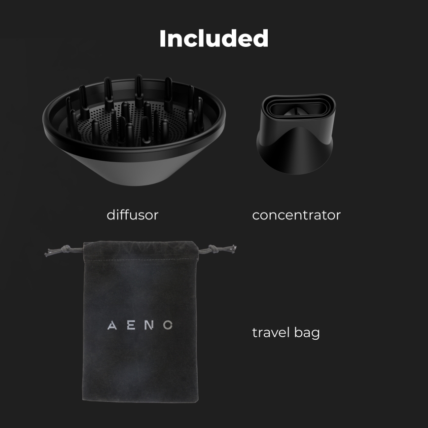 AENO - Hårfön 1500W/230V