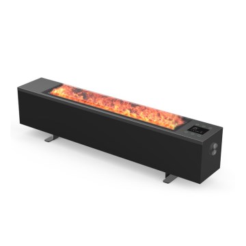 AENO - Smart elektrisk direktvärmare/konvektor 1000/2000 W svart