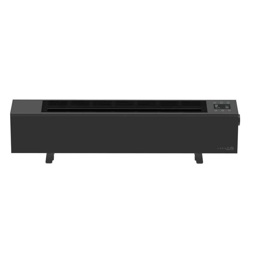 AENO - Smart elektrisk direktvärmare/konvektor 1000/2000 W svart