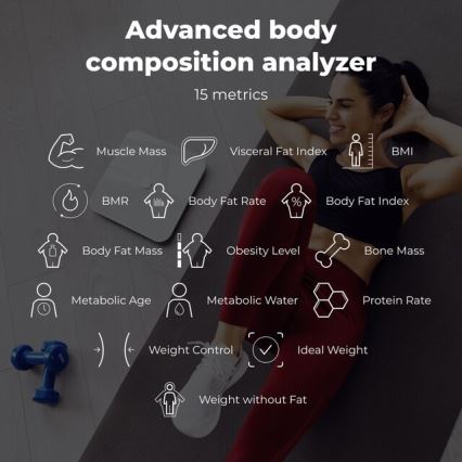 AENO - Smart personlig våg 3xAAA