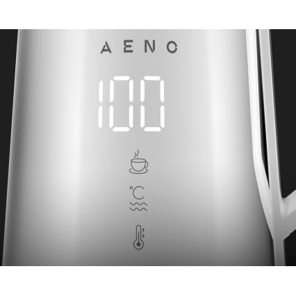 AENO - Smart snabbkokande vattenkokare med LED-display 1,7 l 2200W/230V vit