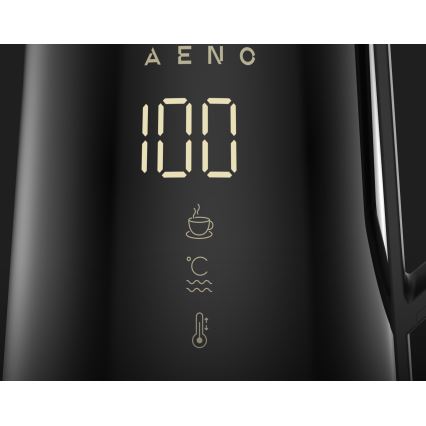 AENO - Smart vattenkokare med LED-display 1,7 l 2200W/230V svart