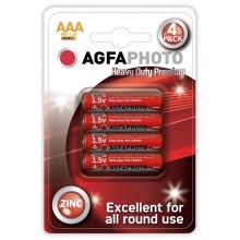 AGFAPHOTO AP-R03-4S - 4 st zinkbatterier AAA 1,5V