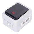 Aigostar - 1-knappsbrytare IP54