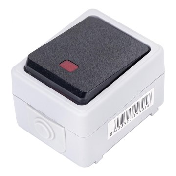 Aigostar - 1-knappsbrytare IP54