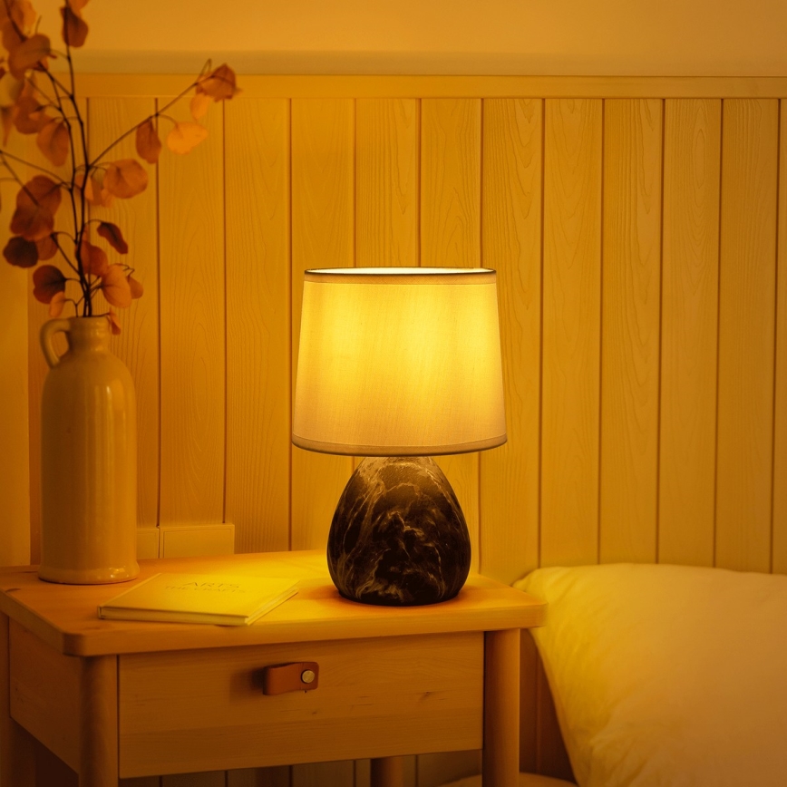 Aigostar - Bordslampa 1xE14/40W/230V grå