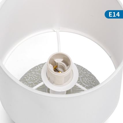 Aigostar - Bordslampa 1xE14/40W/230V