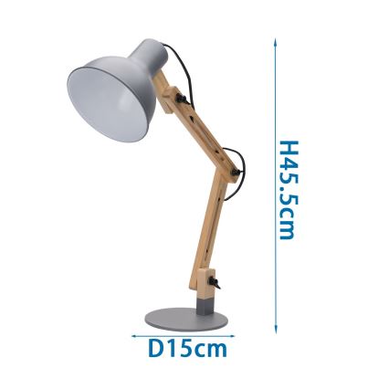 Aigostar - Bordslampa 1xE27/40W/230V