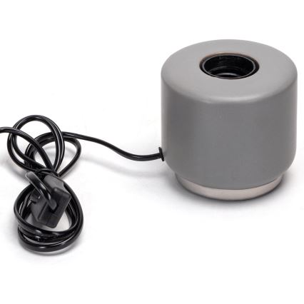 Aigostar - Bordslampa 1xE27/60W/230V grå