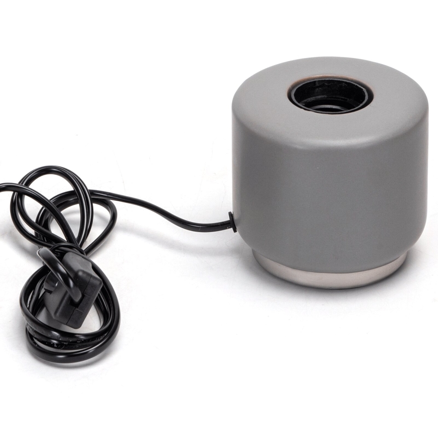 Aigostar - Bordslampa 1xE27/60W/230V grå