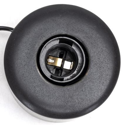 Aigostar - Bordslampa 1xE27/60W/230V svart