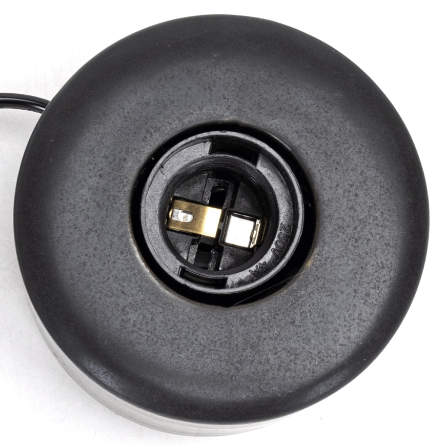 Aigostar - Bordslampa 1xE27/60W/230V svart