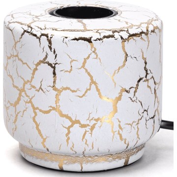 Aigostar - Bordslampa 1xE27/60W/230V vit/guld