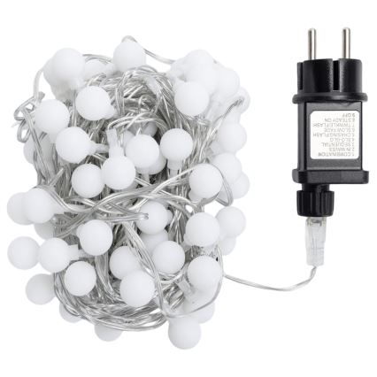 Aigostar - LED utomhusslinga 100 LED/8 funktioner 10 m IP44 varmvit