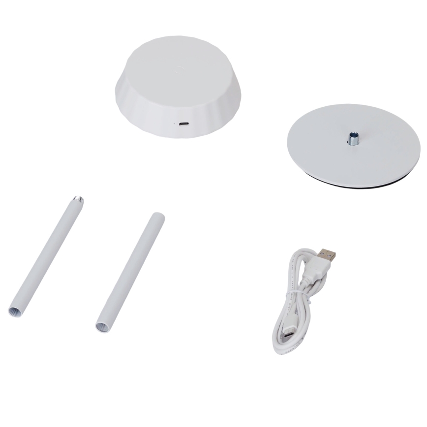 Aigostar - Dimbar LED-bordslampa AMBIENT LED/2,4W/5V 3000-6500K vit