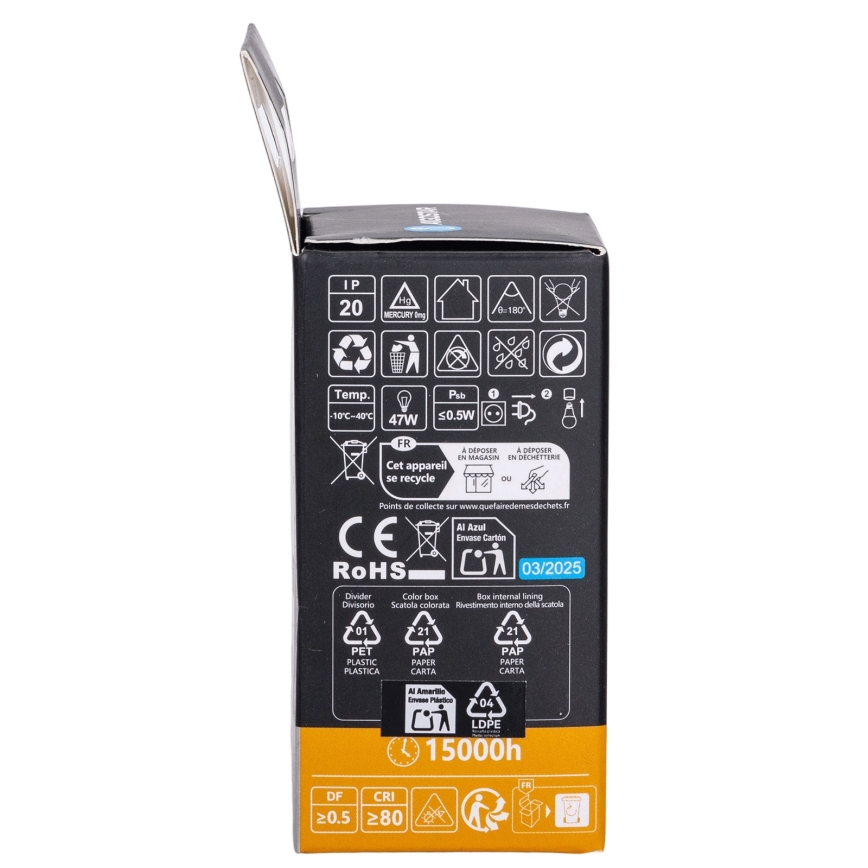 Aigostar - LED RGBW dimmbar lampa G45 E27/6W/230V 3000K + fjärrkontroll
