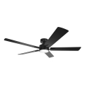 Aigostar - Dimbart LED takfläkt LED/20W/230V 2700-6500K 132cm svart + fjärrkontroll