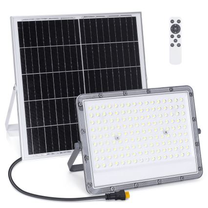 Aigostar - Dimbart LED-solcellsreflektor LED/200W/3,2V IP65 20000 mAh + fjärrkontroll
