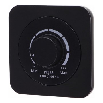 Aigostar - Dimmer med ram 250V/10A svart