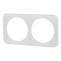 Aigostar - Dubbelfotoram i glas, vit