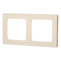 Aigostar - Dubbelram i aluminium, guldfinish