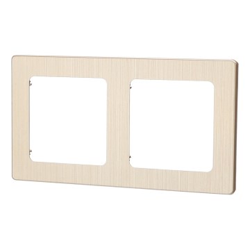 Aigostar - Dubbelram i aluminium, guldfinish