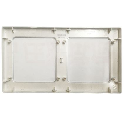 Aigostar - Dubbelram i aluminium, silver