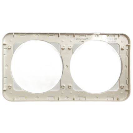 Aigostar - Dubbelfotoram i glas, vit
