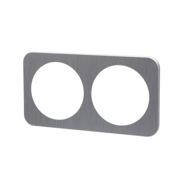 Aigostar - Dubbelt aluminiumram, silver