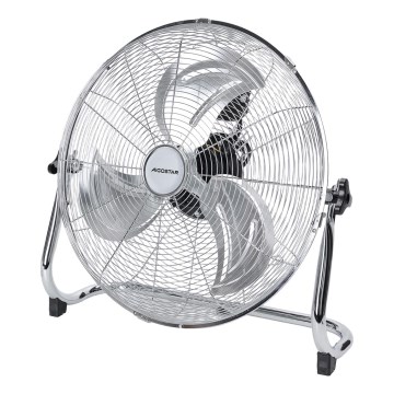 Aigostar - Golvfläkt 100 W/230 V, Ø 54 cm, blank krom