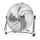 Aigostar - Golvfläkt 100W/230V Ø 54 cm, blank krom