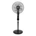 Aigostar - Golvfläkt 50W/230V 130 cm svart + fjärrkontroll