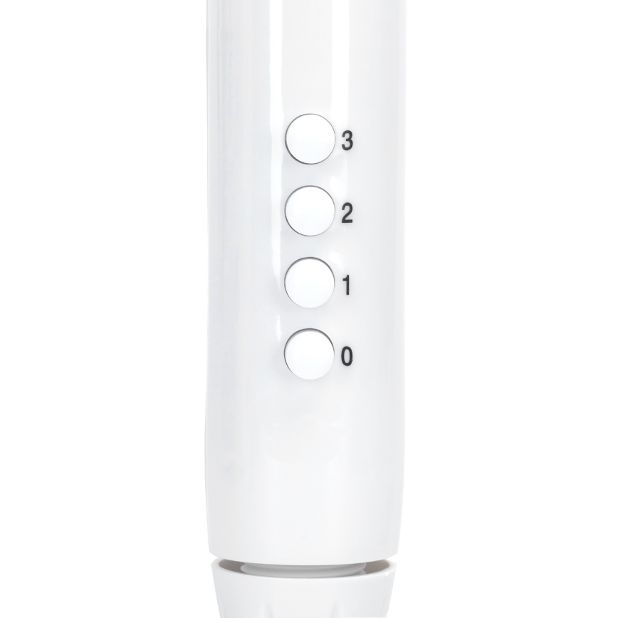 Aigostar - Golvfläkt 60W/230V vit