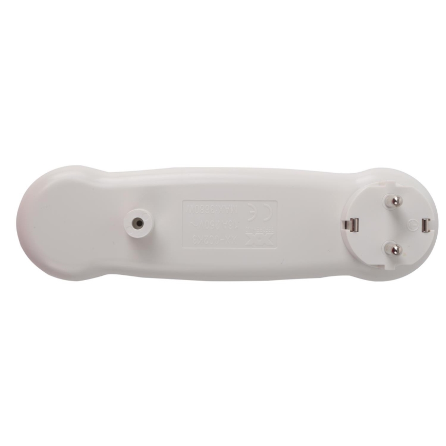 Aigostar - Grenuttag med strömbrytare 3x16A/230V SCHUKO