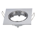 Aigostar - Infällningsram för GU10 8,2x8,2 cm blank krom