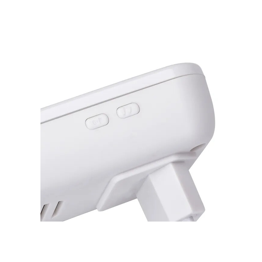 Aigostar - KIT 2x Plugin trådlös dörrklocka 230V/12V IP44 vit/svart