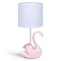 Aigostar - Lampa för barn 1xE14/40W/230V swan rosa