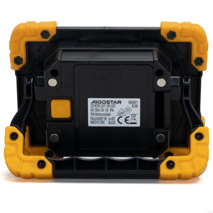 Aigostar - LED-arbetslampa LED/5W/3xAA 6500K IP44