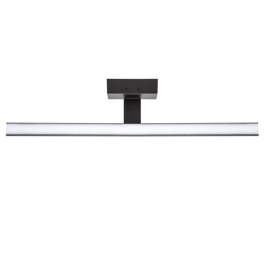 Aigostar - LED-belysning för badrumsspegel LED/12W/230V 4000K 60 cm IP44 svart