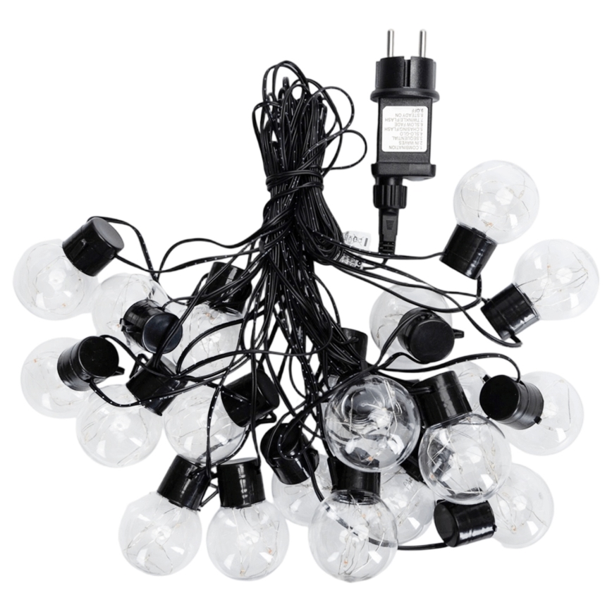 Aigostar - Dekorerande LED-utomhusslinga 160 LED, 10 m, IP44, varmvit