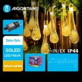 Aigostar - LED dekorativ utomhusslinga 50xLED/8 funktioner 8m IP44 varm vit