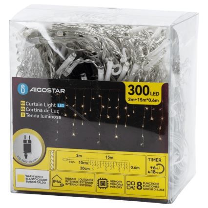 Aigostar - LED dekorativ utomhusslinga 75xLED/6W/230V 15x0,6m IP44 varm vit