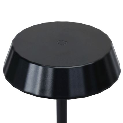 Aigostar - dimbar LED-skrivbordslampa AMBIENT LED/2,4W/5V 3000-6500K svart 2000 mAh