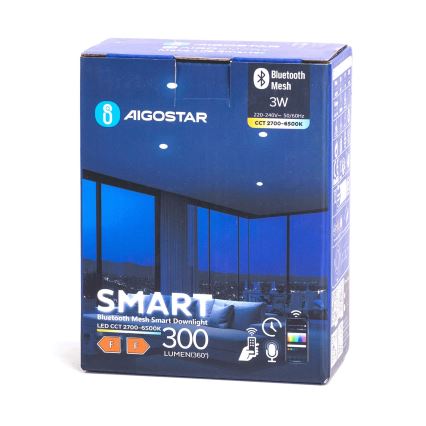 Aigostar - LED dimbar infälld taklampa MESH LED/3W/230V 2700-6500K vit