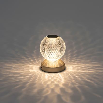 Aigostar - LED dimbar uppladdningsbar skrivbordslampa LED/1W/5V 2700/4000/6500K 1800mAh 13,5 cm