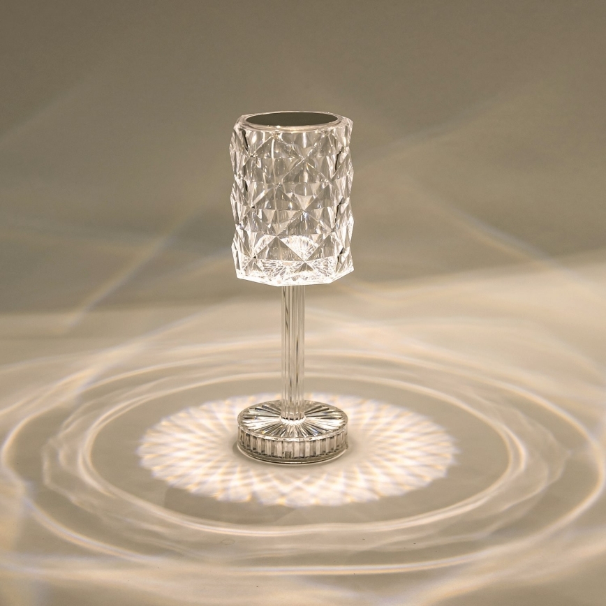 Aigostar - LED Dimbart uppladdningsbart skrivbordslampa LED/1W/5V 2700/4000/6500K 1800mAh 26 cm