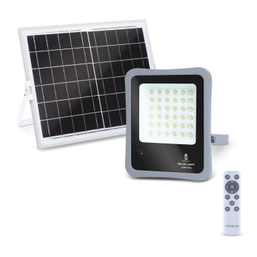 Aigostar - LED Dimbar solcellsstrålkastare LED/100W/3,2V IP65 + RC