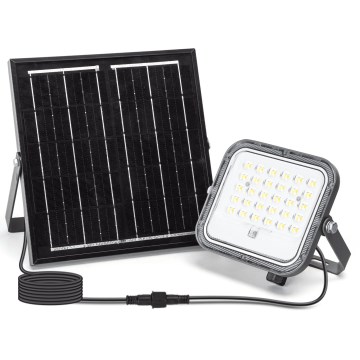 Aigostar - LED dimbar solcellsstrålkastare LED/50W/3,4V 3000/4000/6500K IP66 4000 mAh + fjärrkontroll